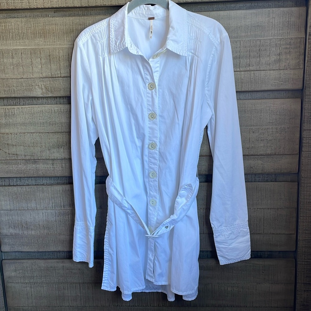 Free People In The Wind Button Down Top